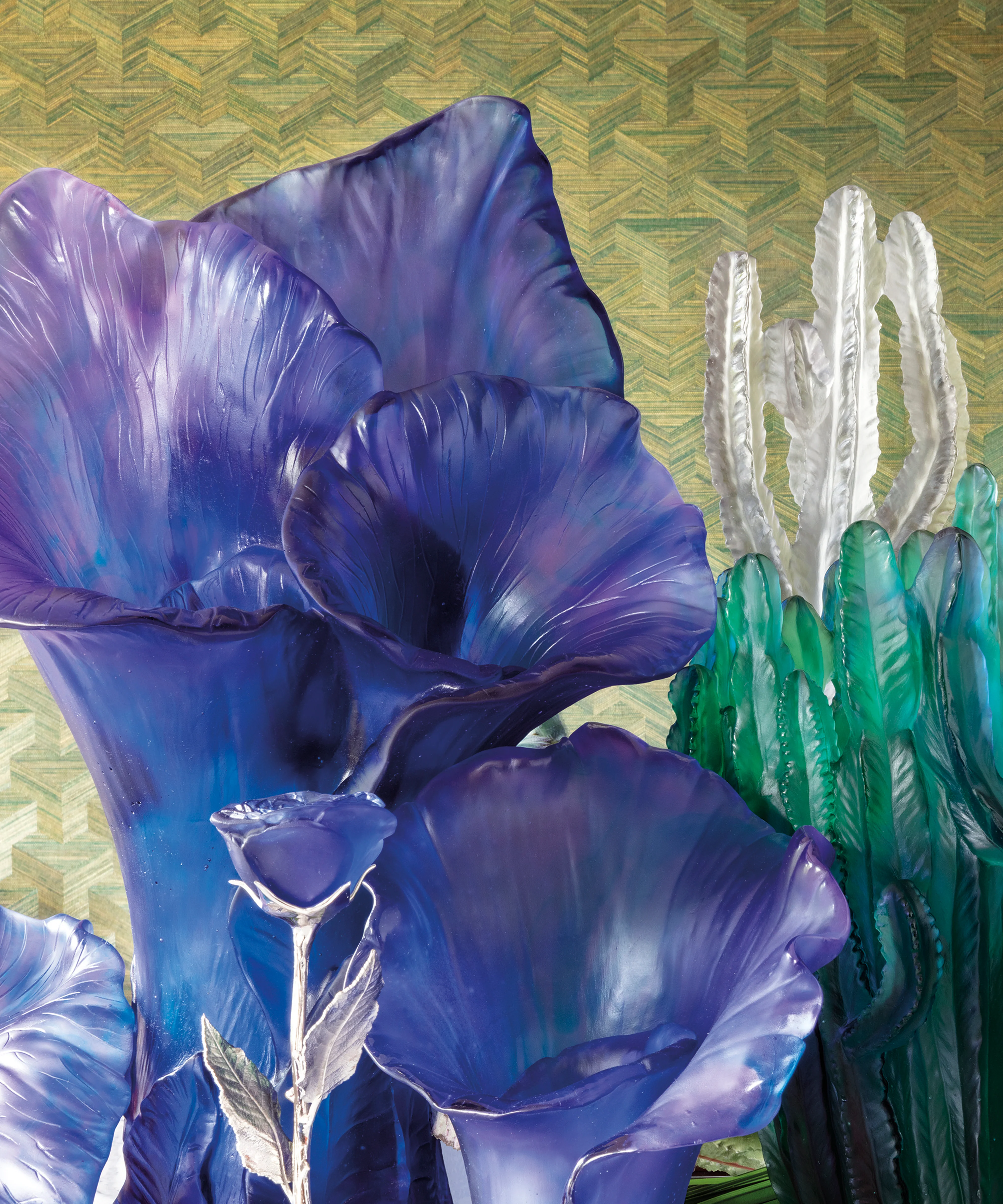 Arum Vase magnum Bleu nuit - Image 6