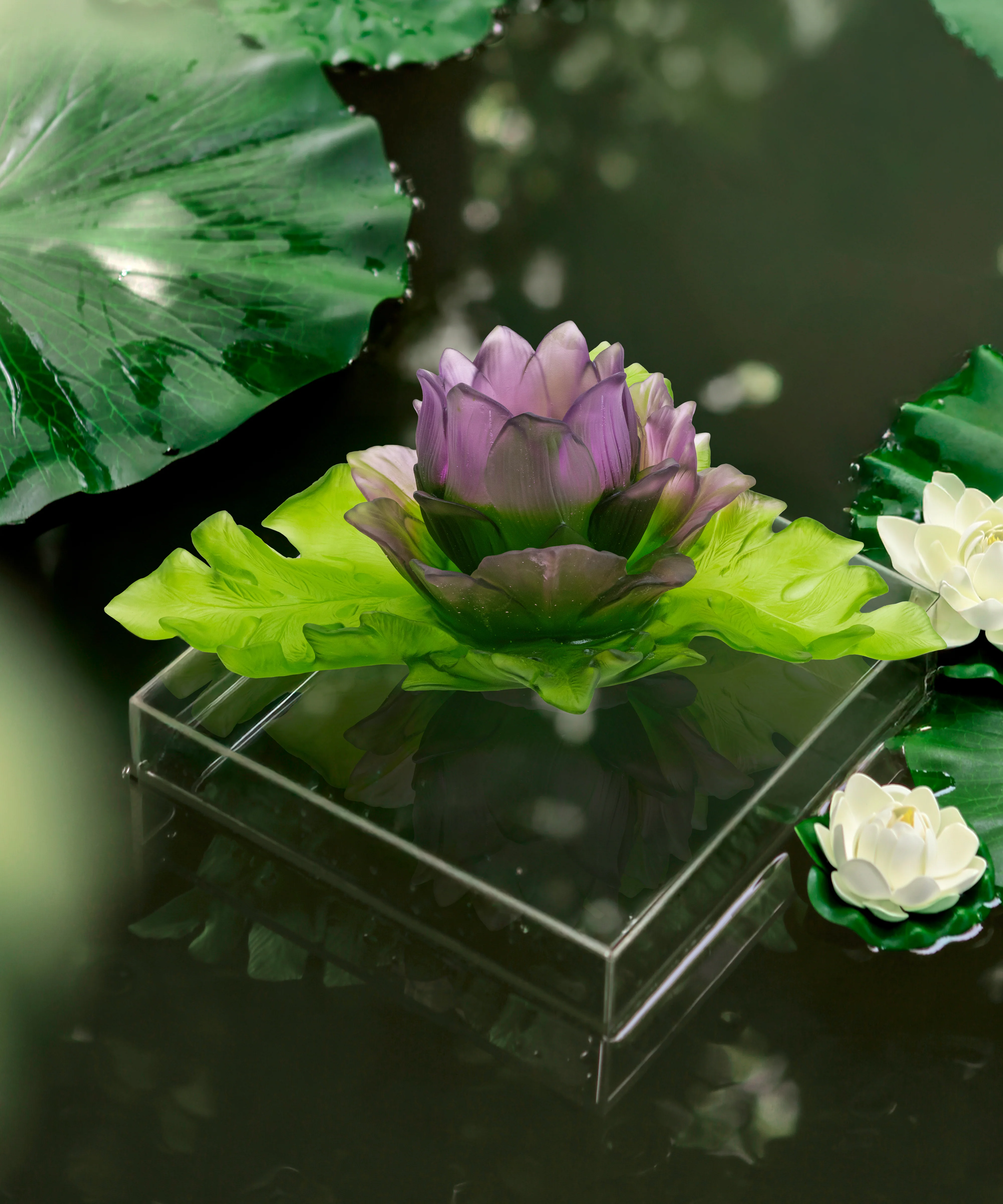Jardin de Lotus Centre de table duo 175ex - Image 4