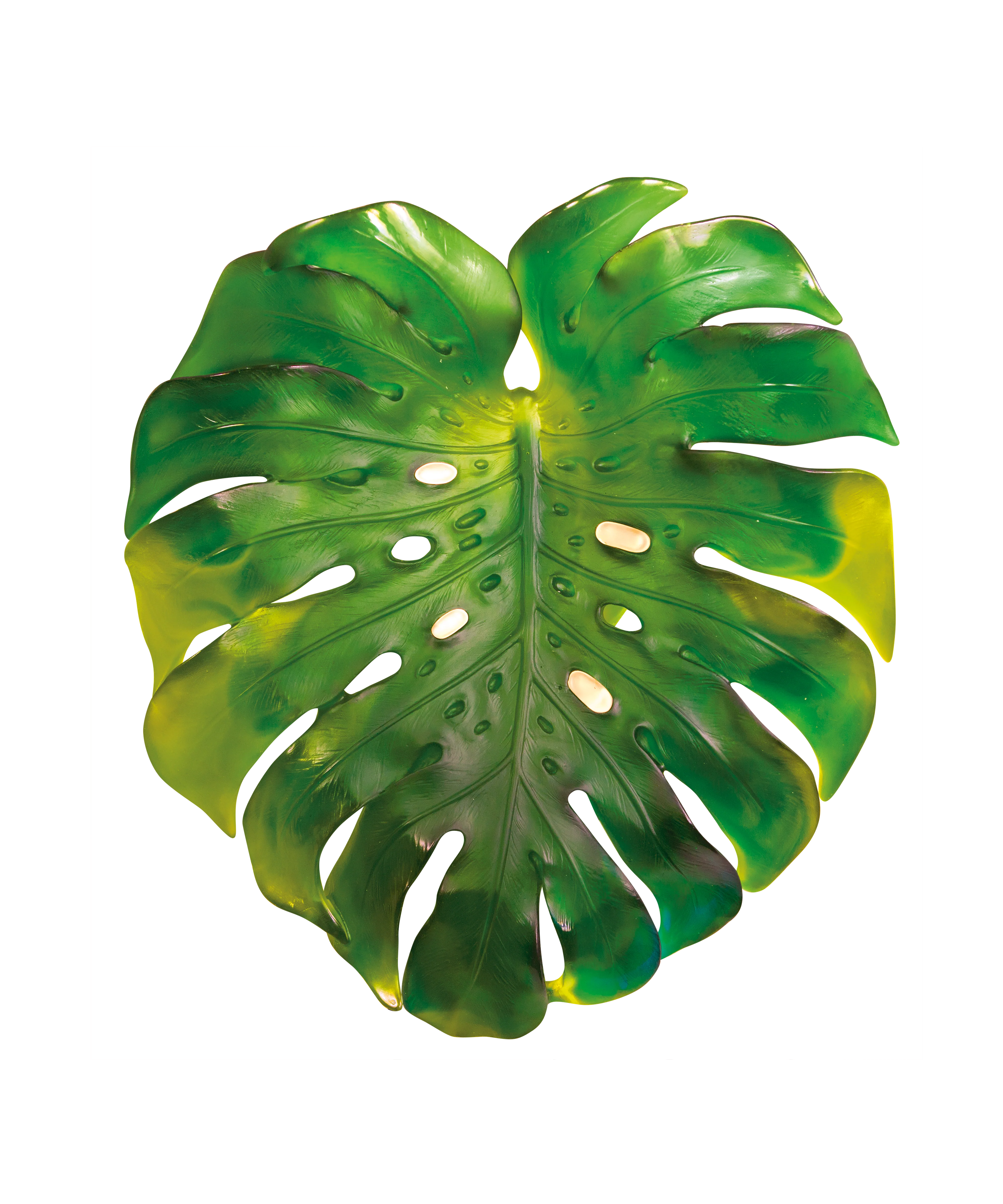 Monstera Feuille murale grand modèle Verte de Emilio Robba