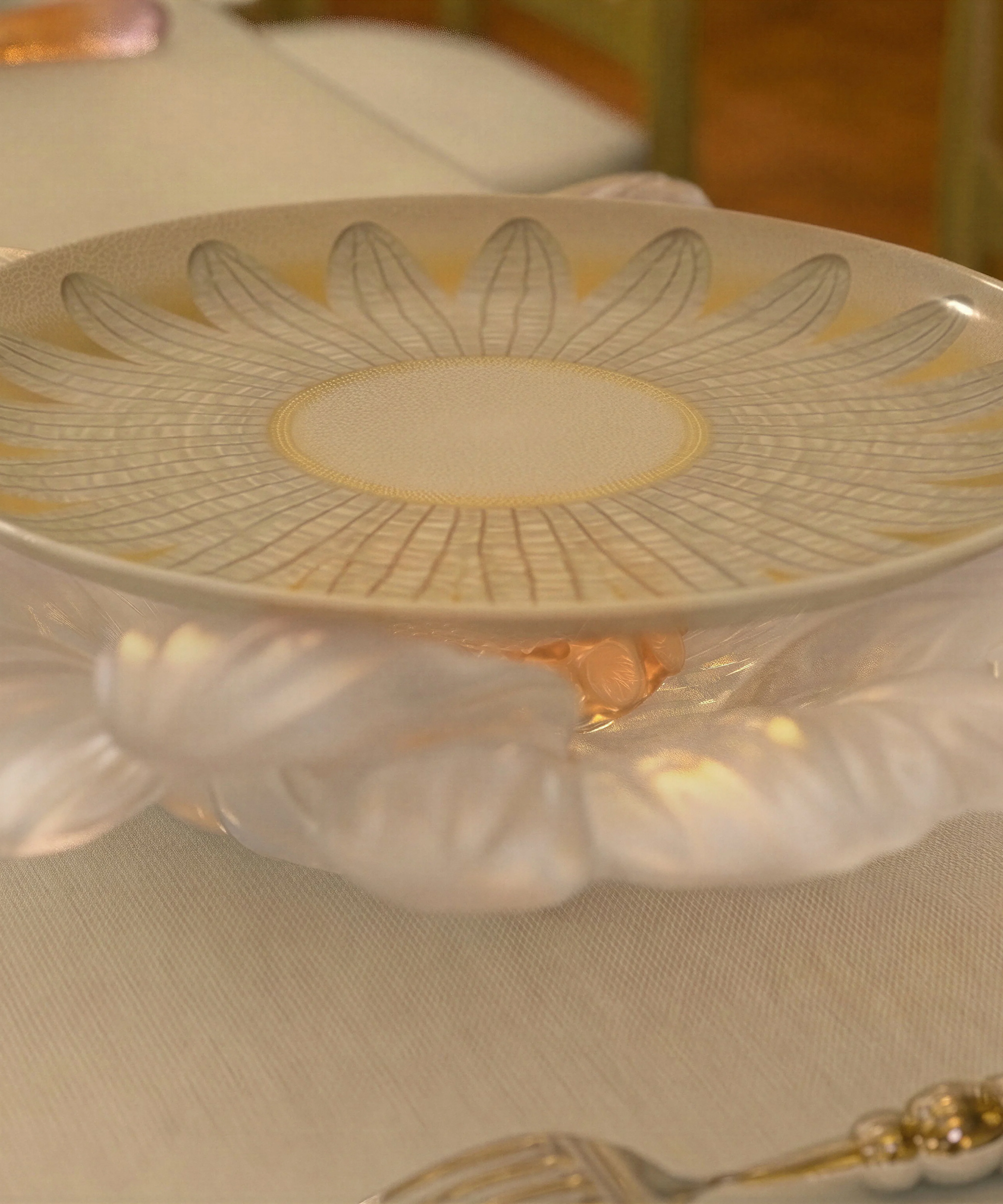 Or d'Abeille Coffret de 2 assiettes à dessert - Image 3