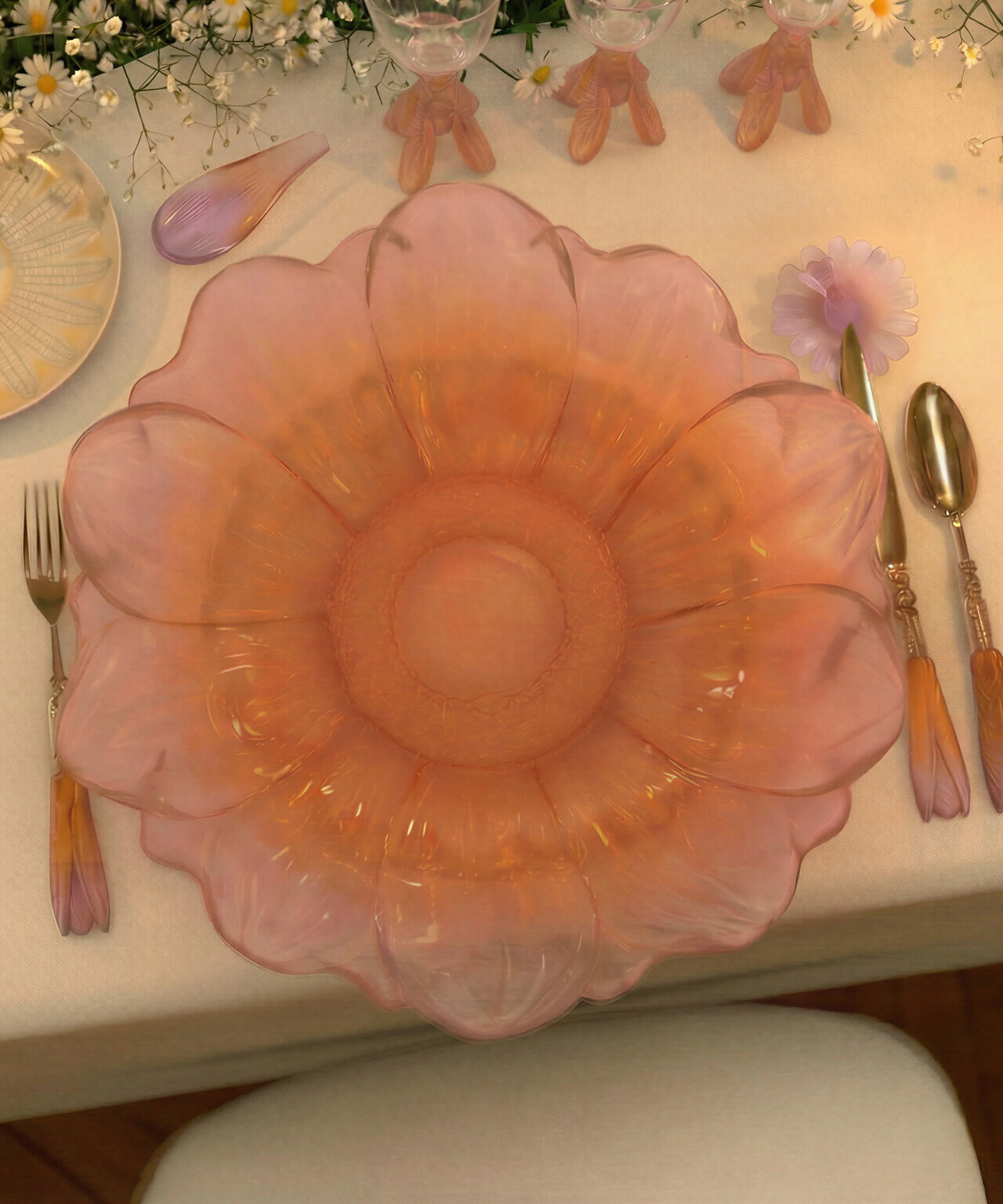 Or d'Abeille Coffret de 2 fourchettes de table - Image 3