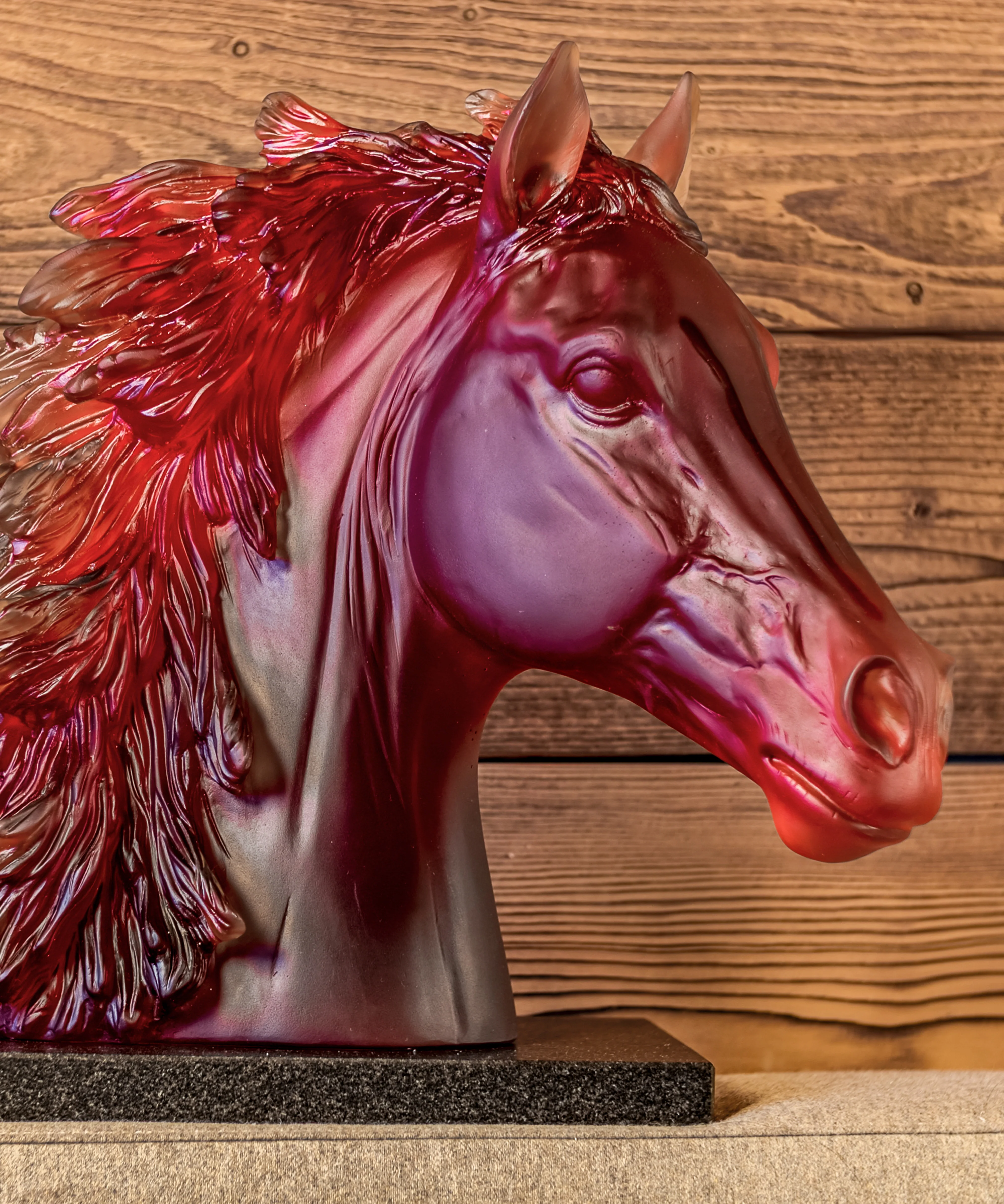 Sculpture tête de cheval 500ex - Image 6