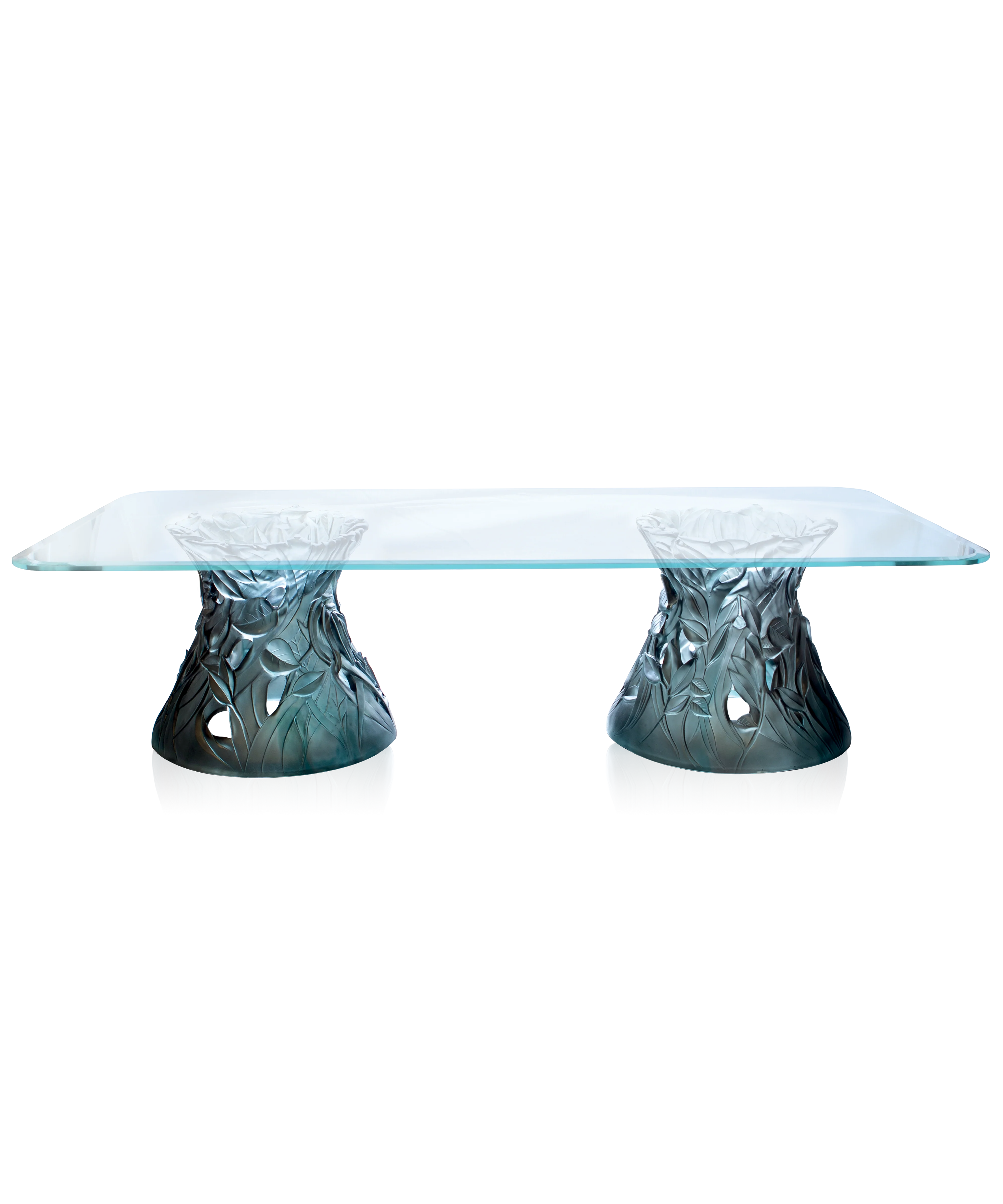Végétale Table basse grand modèle Bleu-gris